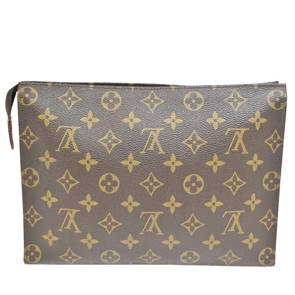 LOUIS VUITTON Poche Toilette 26 Clutch Hand Bag Monogram Leather M47542 04EF116 - Picture 3 of 16